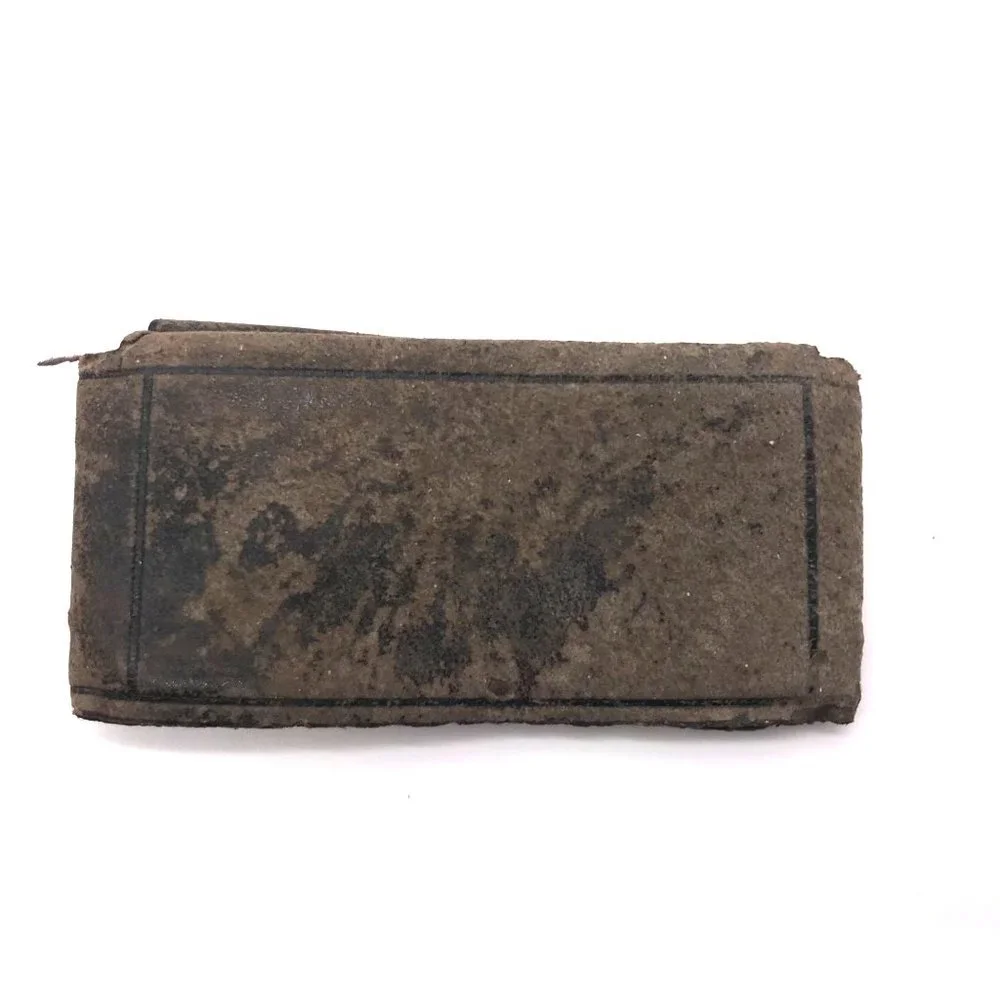 Small Vintage Advertising Wallet, Graves Oil and Supply Iowa, Leather Business